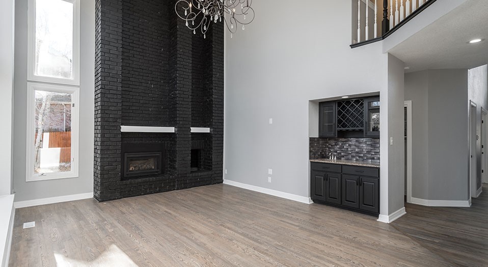 Empty living room